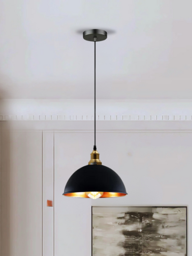 Black Metal Ceiling Hanging Pendant Light~4054