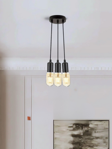 Elevate Space with E27 Pendant Light Fitting Vintage Suspensions ~5131