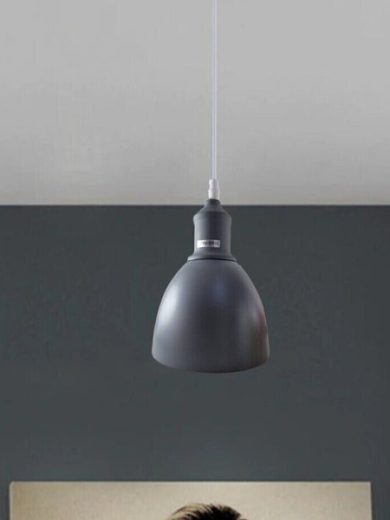 Industrial Vintage Retro adjustable Ceiling Grey Pendant Light with E27 Uk Holder~4024