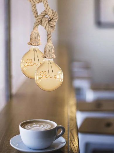 Modern Hemp Rope Hanging Pendant Lights For Cafe Restaurant Bar~ 5117