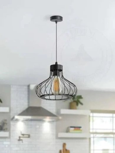 Single bulb guard cage ceiling pendant lights~ 5123