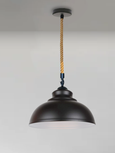 Vintage Industrial Curvy Metal Ceiling Pendant Light~5093